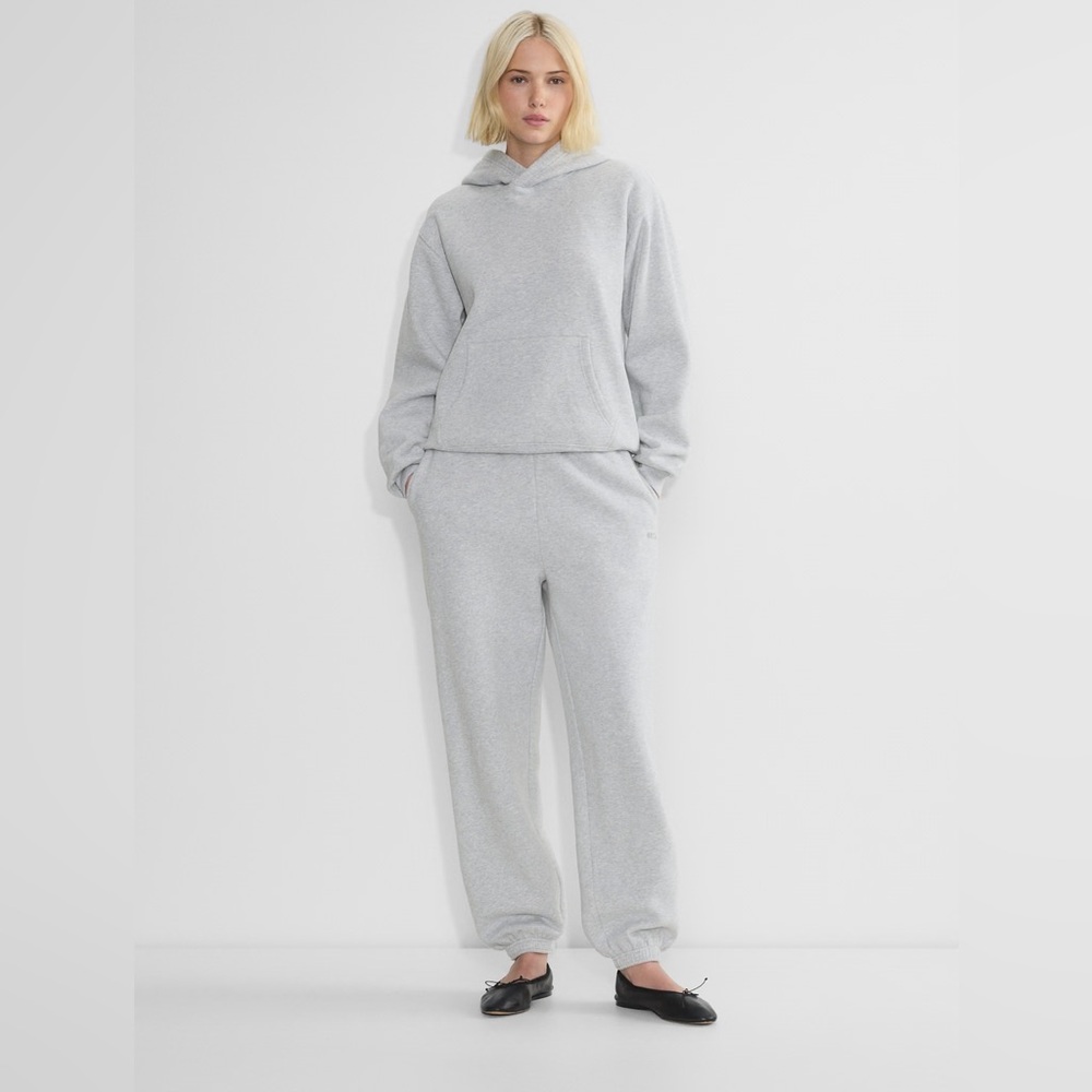 Cozy Sweatfleece Perfect Hoodie - HEATHER CHROME (Gray)